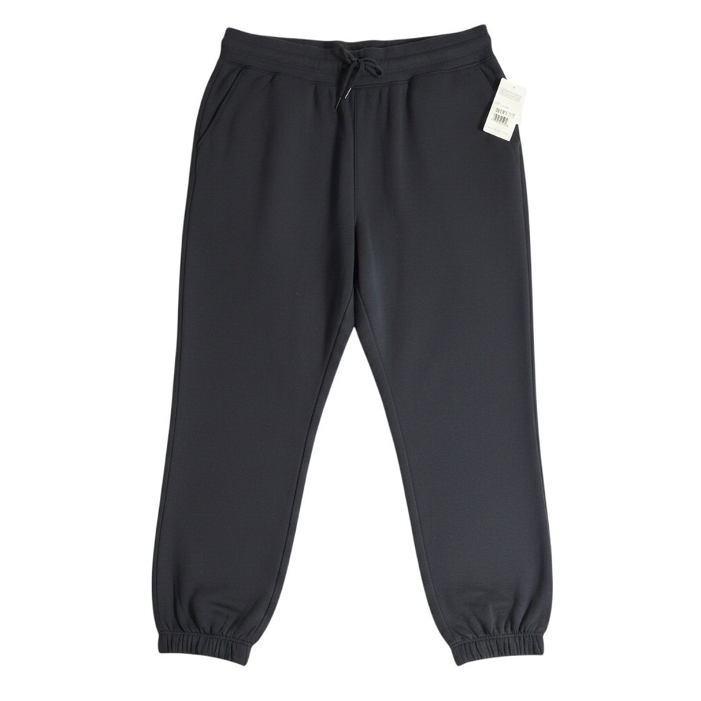 NWT All in Motion Men's XL Black Fleece Jogger Sweatpants Drawstring Athleisure
